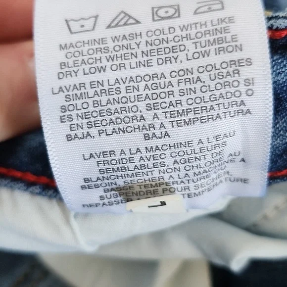 Wrangler 99% Cotton Rigid Denim Jeans, 90s Tapered Leg, 13x36 - Picture 7 of 7